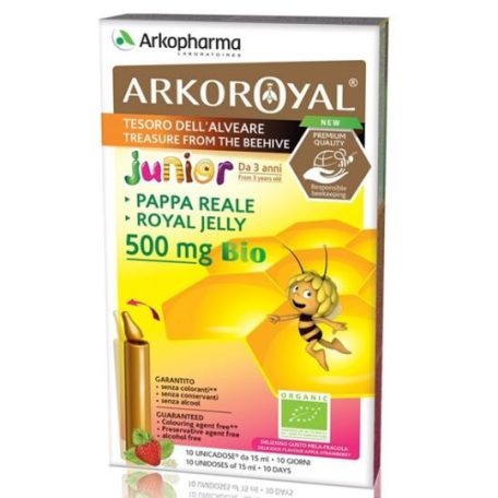 Arkoroyal Bio Junior Royal Jelly méhpempő ampulla 500 mg