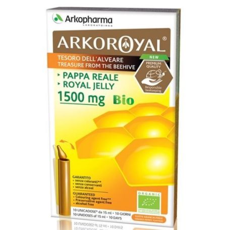 Arkoroyal Bio Royal Jelly 1500 mg méhpempő ampulla