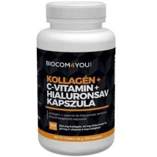 Biocom Kollagén + Hyaluron + C-vitamin kapszula 100 db