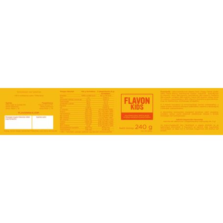 Flavon Kids polifenolokat tartalmazó étrend-kiegészítő gyerekeknek 240 g