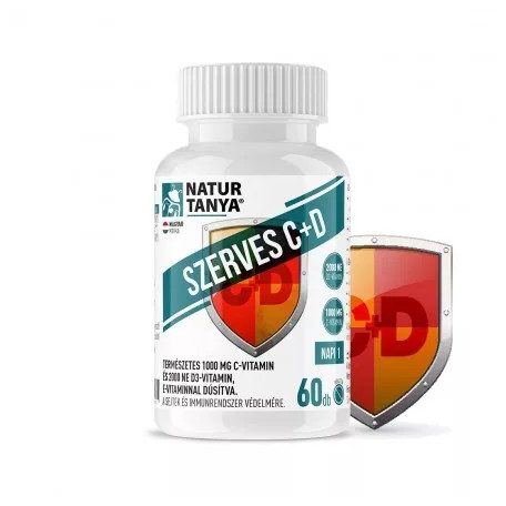 Natur Tanya szerves C+D vitamin tabletta 60 db