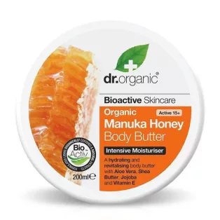 Dr.Organic Testápoló vaj Bio manuka mézzel 200 ml