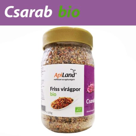 Apiland Nyers Csarab Virágpor BIO 230 g