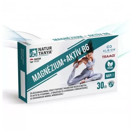 Natur Tanya Vegán Magnézium + Aktív B6 30 db