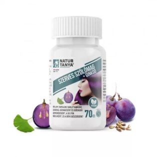  Natur Tanya Szerves Szőlőmag és Ginkgo biloba tabletta 70 db