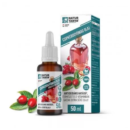 Natur Tanya Hidegen Sajtolt Csipkebogyómag olaj 50 ml