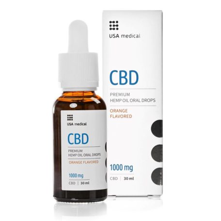 USA Medical CBD olaj 30ml 1000mg - lejárati idő 2024.04.